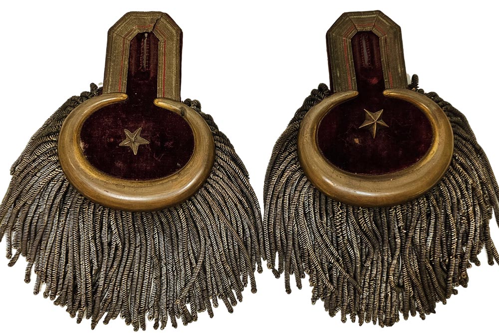 Military Uniform Epaulettes European - Possibly German or Austrian