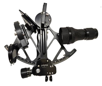 Astra III B Sextant with Whole Horizon Mirror and Prism Level Attachment